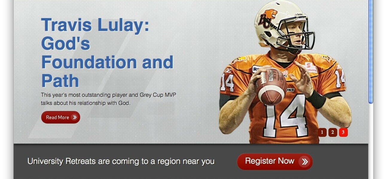 New Website Design for Athletes in Action