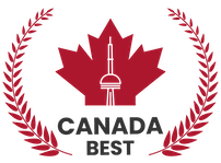 the red logo for "Canada Best" web design